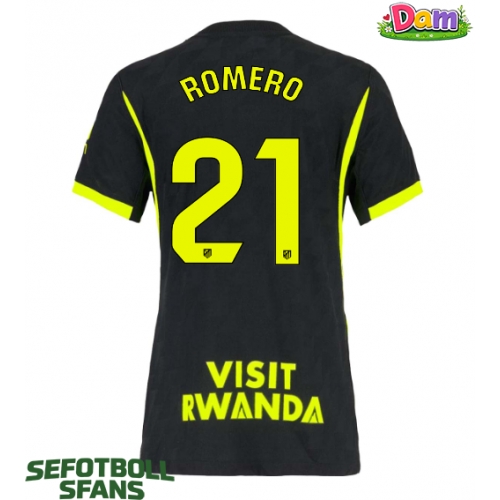 Atletico Madrid Cristian Romero #21 Bortatröja Kvinnor 2026-27 Kortärmad